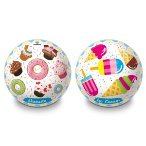 Mondo gumový pohádkový míč Donuts a Ice Cream 23 cm průměr 6640