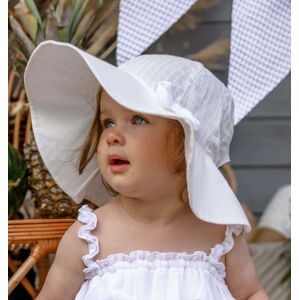 Jamiks dívčí letní klobouk FILIFIONKA bílá Velikost: 52 100% bavlna