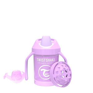 Twistshake Hrnek učicí 230ml 4+m Pastelově fialová