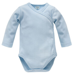 Pinokio dětské zavinovací body Lovely Day - modrá Velikost: 56 100% bavlna