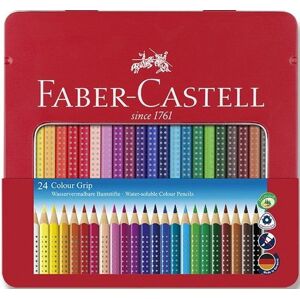 Faber-Castell Pastelky Grip 2001 plech.krabička 24ks
