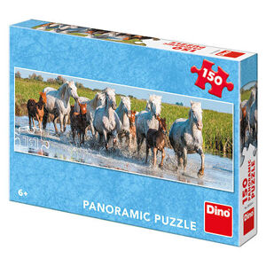 Dino puzzle Camargští koně 150 dílků panoramicuzzle
