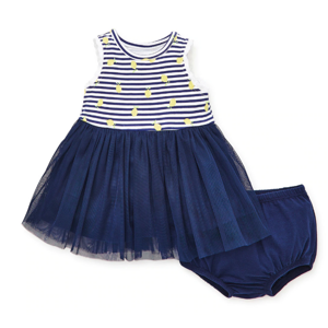 Little Me kojenecké letní šifónové šaty Velikost: 74