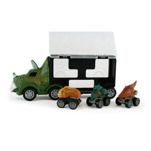 Mac Toys Dinosauří kamion se 3 autíčky