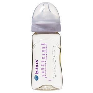b.box Antikoliková kojenecká láhev 240 ml - růžová