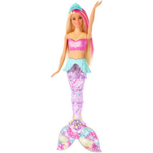 Mattel Barbie svítící mořská víla s pohyblivým ocasem Běloška