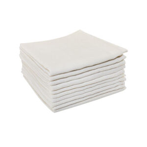 Pleny bavlna Premium 140 g/m2 80x70 cm, bílé, 10 ks