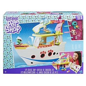 Hasbro Littlest Pet Shop Hrací set - výletní loď se 3 zvířátky