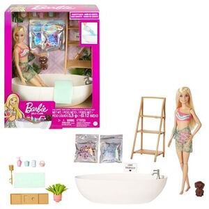 Mattel Barbie PANENKA A KOUPEL S MÝDLOVÝMI KONFETAMI BLONDÝNKA