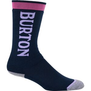 Burton Kids' Weekend Midweight Socks 2-Pack - fuchsia fusion 33-35