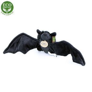Rappa Plyšový netopýr černý, 16 cm