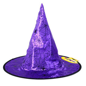 Rappa Dětský klobouk čarodějnický fialový