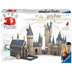Ravensburger Harry Potter: Bradavický hrad - Velká síň a Astronomická věž 2v1 3D 1245 dílků
