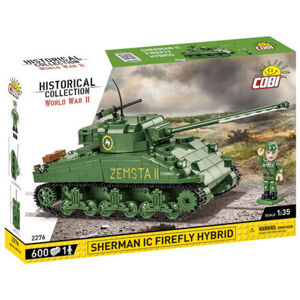 Cobi II WW Tank Sherman Ic Firefly Hybrid, 1:35, 608 k, 1 f