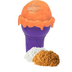 Kinetic Sand Voňavé zmrzlinové kornouty oranžové AKCE 2+1
