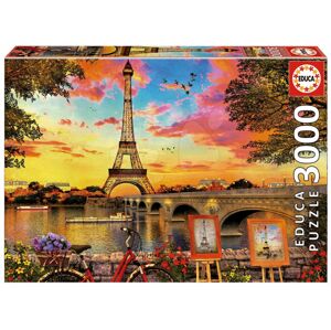 Educa puzzle Sunset in Paris Educa 3000 dílků 17675