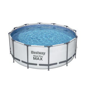 Bestway Nadzemní bazén kulatý Steel Pro MAX, průměr 3,66m, výška 1,22m