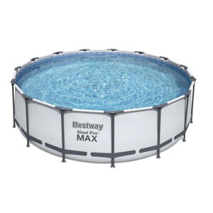 Bestway Nadzemní bazén kulatý Steel Pro MAX, průměr 4,57m, výška 1,22m
