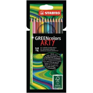 Stabilo Pastelky GREENColors ARTY 12 barev