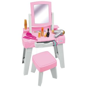 Kosmetický stolek se židličkou My Very First Beauty Table Écoiffier s vysoušečem vlasů a 11 doplňků od 18 měsíců