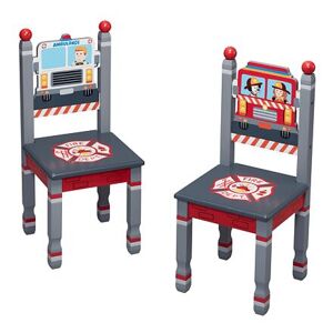 Teamson Fantasy Fields - 2 židle pro malé hasiče