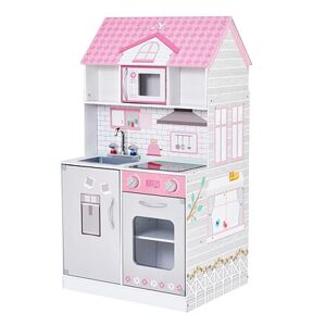 Teamson Kids - 2 v 1 kuchyňka pro děti a domek pro panenky