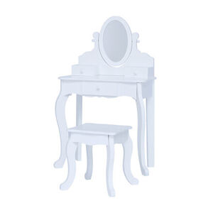 Teamson Fantasy Fields - bílý toaletní stolek se třemi šuplíky