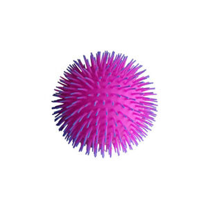 Střapatý míč melírovaný svítící fialový
