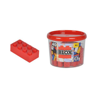 Blox 40 Kostičky červené v boxu