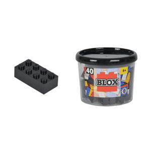 Blox 40 Kostičky černé v boxu