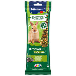 Tyčinky VITAKRAFT Emotion Kracker králík herbal 112 g