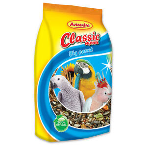 AVICENTRA standard krmivo pro velké papoušky 1 kg