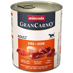 Konzerva ANIMONDA Gran Carno hovězí + kuře 800 g