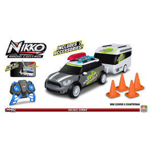 Nikko RC Mini Countryman s karavanem šedý