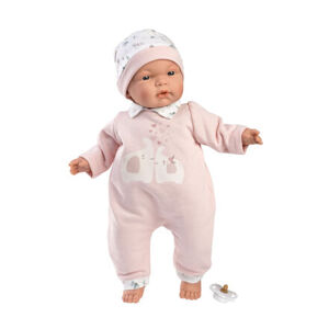 Llorens  JOELLE - realistická panenka miminko s měkkým látkovým tělem - 38 cm
