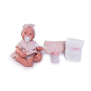 Antonio Juan 50393  MIA - mrkací a čůrající realistická panenka miminko s celovinylovým tělem - 42 c
