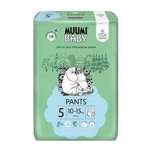 Muumi Baby Pants 5 Maxi+ 10-15 kg (38 ks), kalhotkové eko pleny