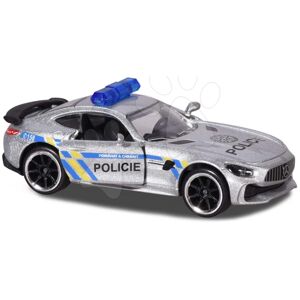 Autíčko policejní Policie Majorette kovové otevíratelné délka 7,5 cm česká verze