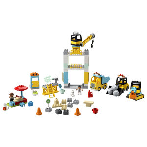 LEGO DUPLO Town 10933 Stavba s věžovým jeřábem