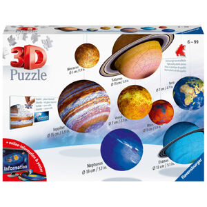 RAVENSBURGER 3D PUZZLE 116683 Planetární soustava 522 dílků