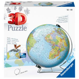 RAVENSBURGER 3D PUZZLE 124367 Puzzle-Ball Globus (anglický) 540 dílků