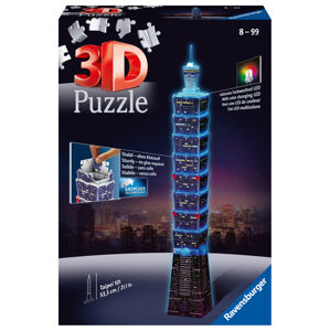 RAVENSBURGER 3D PUZZLE 111497 Taipei (Noční edice) 216 dílků