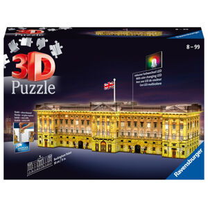 RAVENSBURGER 3D PUZZLE 125296 Buckinghamský palác (Noční edice) 216 dílků