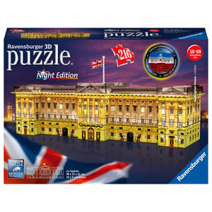Ravensburger puzzle Buckinghamský palác (Noční edice) 216 dílků