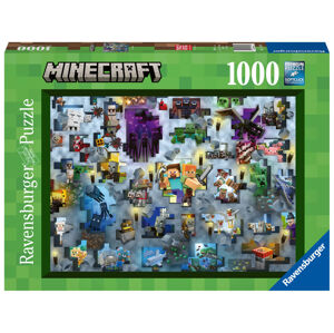RAVENSBURGER PUZZLE 171880 Challenge Puzzle: Minecraft 1000 dílků