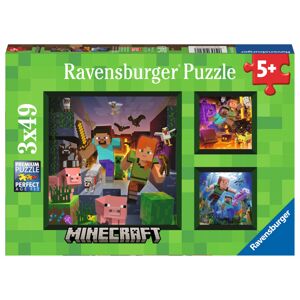RAVENSBURGER PUZZLE 056217 Minecraft Biomes 3x49 dílků