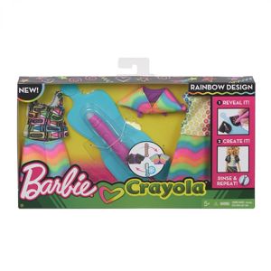 Mattel Barbie D.I.Y. Crayola magický vzor asst