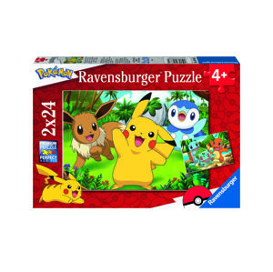RAVENSBURGER PUZZLE 056682 Pokémon 2x24 dílků