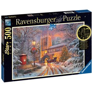 RAVENSBURGER PUZZLE 173846 Starline Puzzle Svítící vánoční zátiší 500 dílků