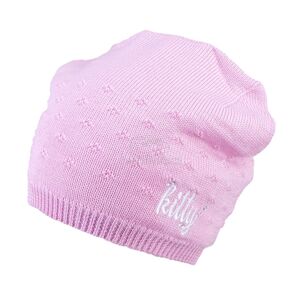 Dětská zimní čepice TUTU 3-005142 lt.pink Velikost: 46-50